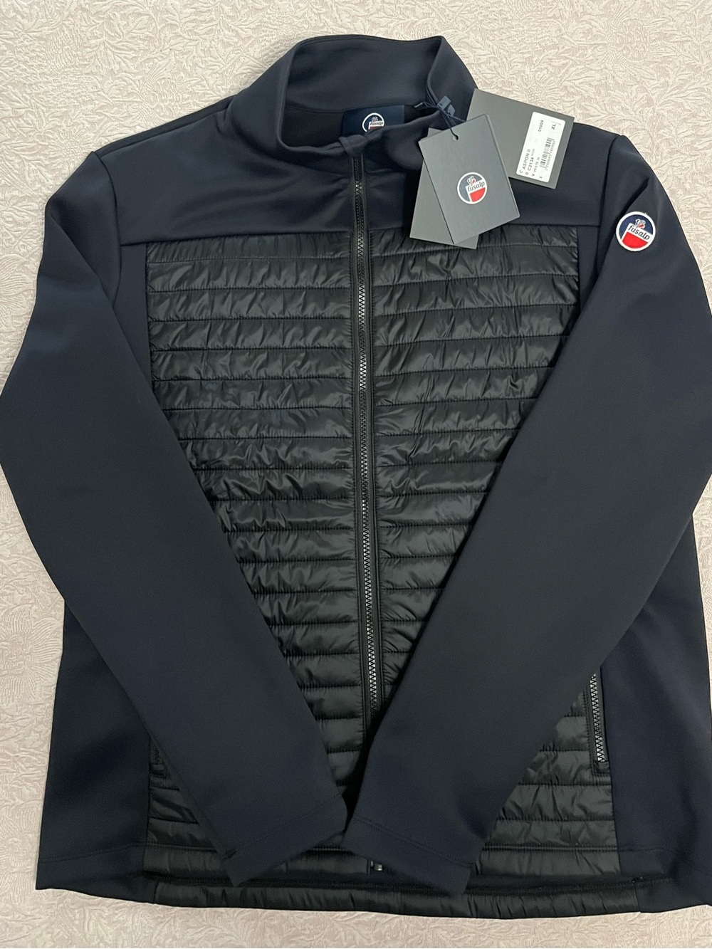 Fusalp Men's Black Quilted-Shell Ski Jacket